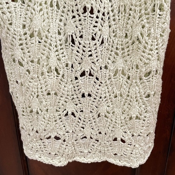 FREE PEOPLE Honeydew Sweet Talker Long Crochet Cardigan - Picture 11 of 12